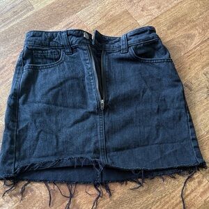 Hollister Charcoal High-Rise Skirt